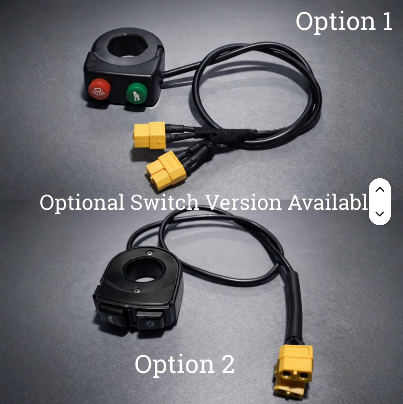 Yellow Battery Powered Baja Light And Horn (black button )